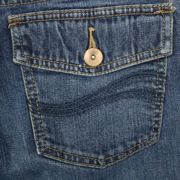 Lee Natural Bootcut Jeans Just Below The Waist Stretch 10 Medium 28 X 31 - Picture 10 of 10